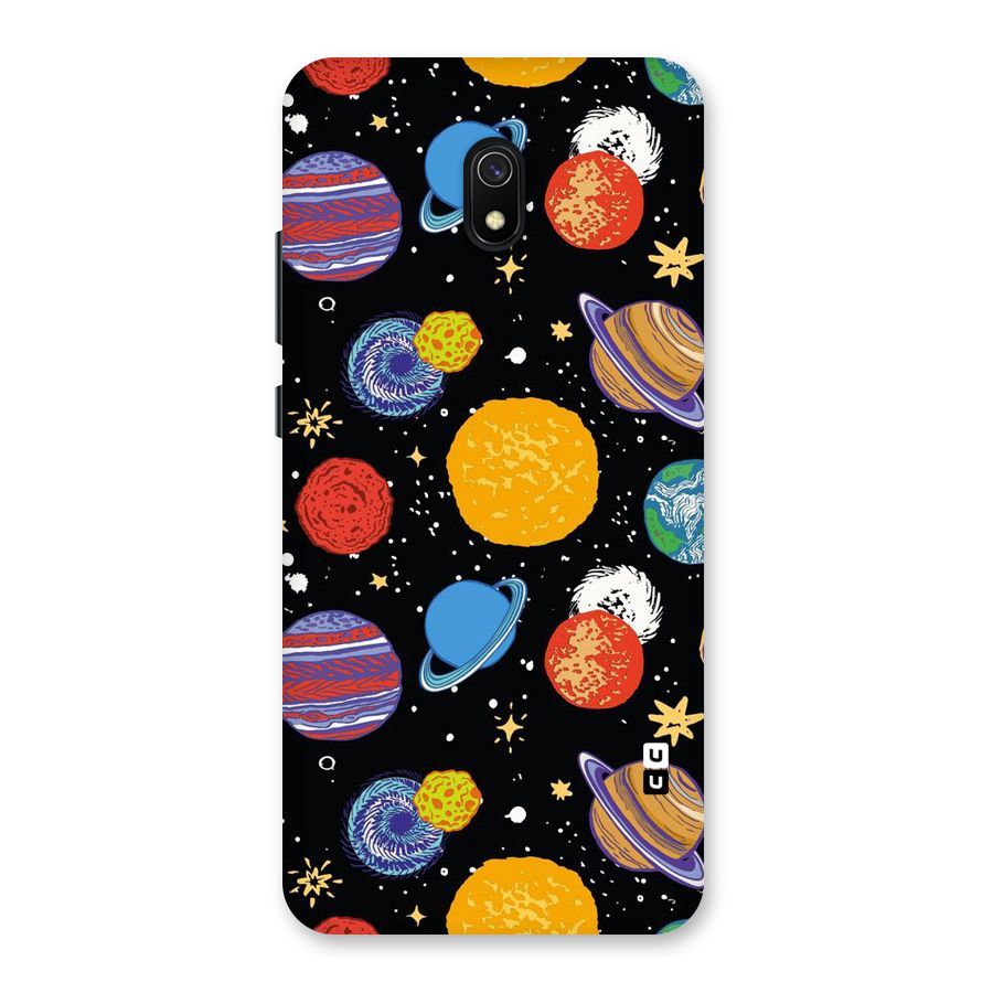 Designer Planets Back Case for Redmi 8A