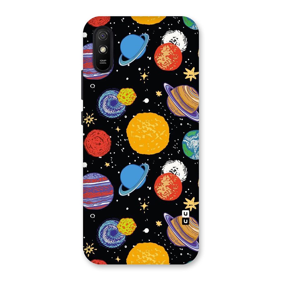 Designer Planets Back Case for Redmi 9A