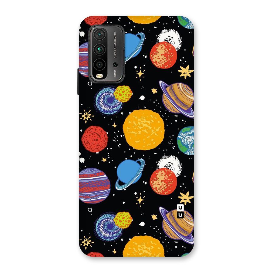 Designer Planets Back Case for Redmi 9 Power
