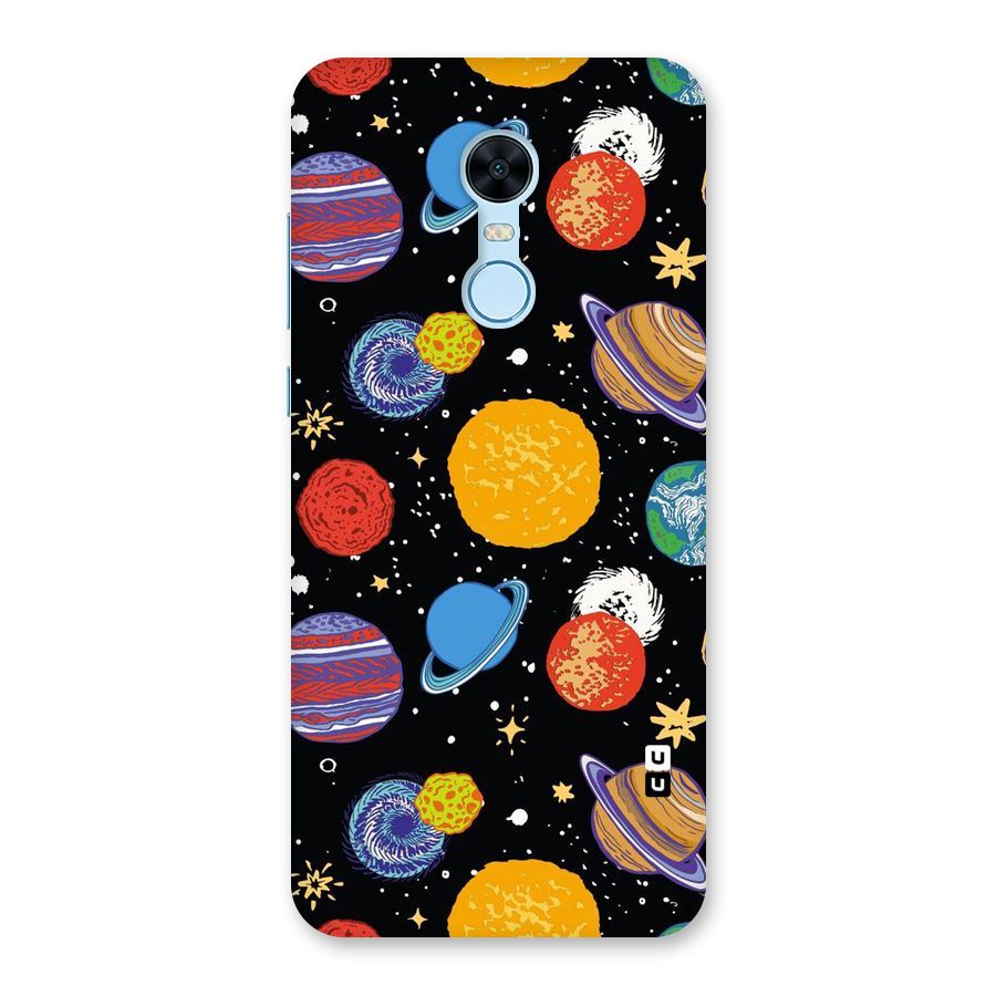 Designer Planets Back Case for Redmi Note 5