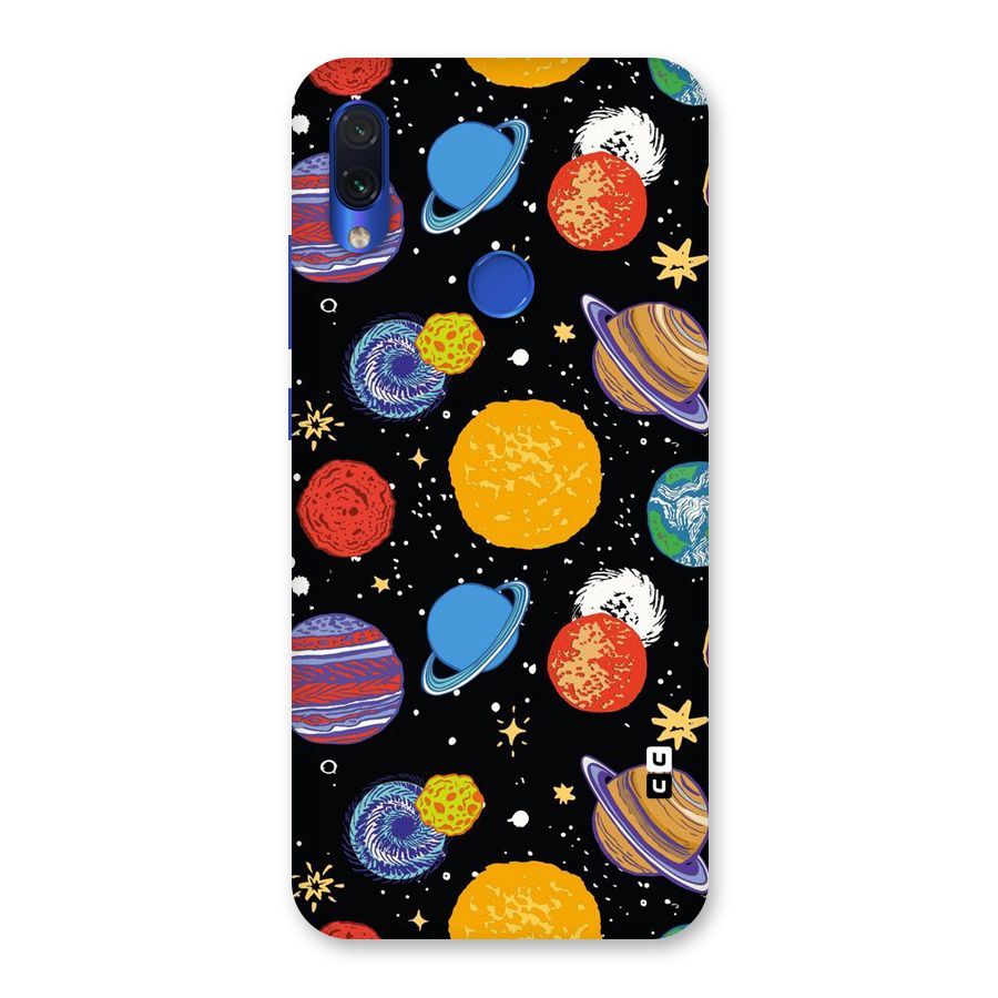 Designer Planets Back Case for Redmi Note 7