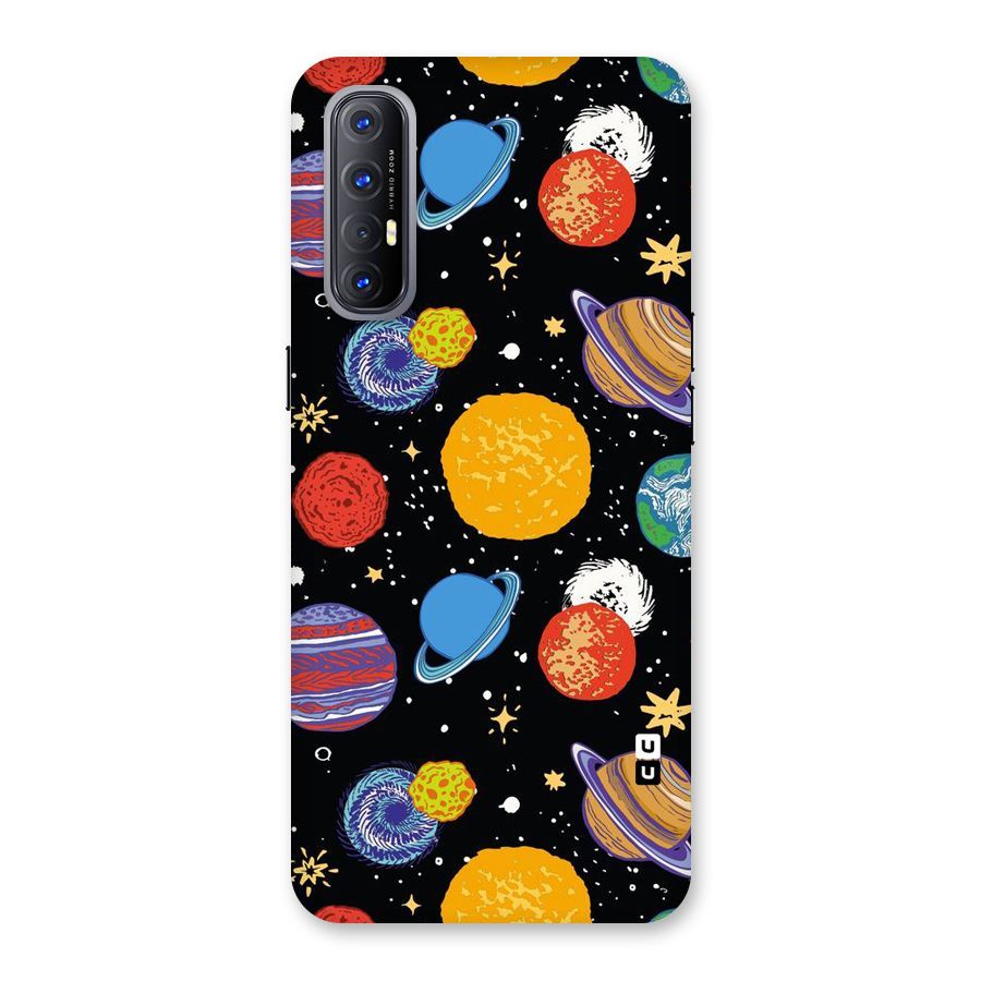Designer Planets Back Case for Reno3 Pro