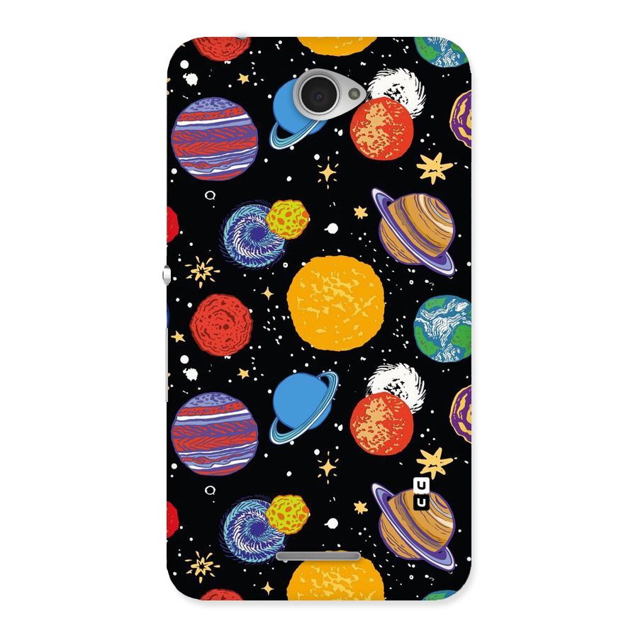 Designer Planets Back Case for Sony Xperia E4