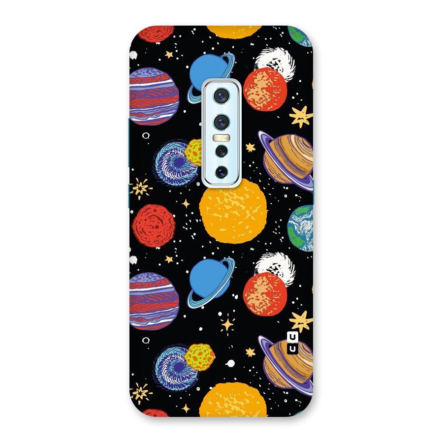 Designer Planets Back Case for Vivo V17 Pro