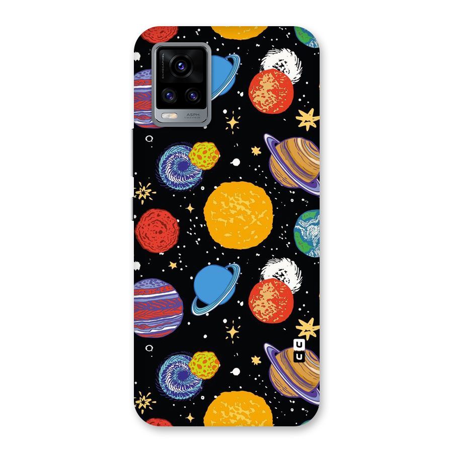 Designer Planets Back Case for Vivo V20