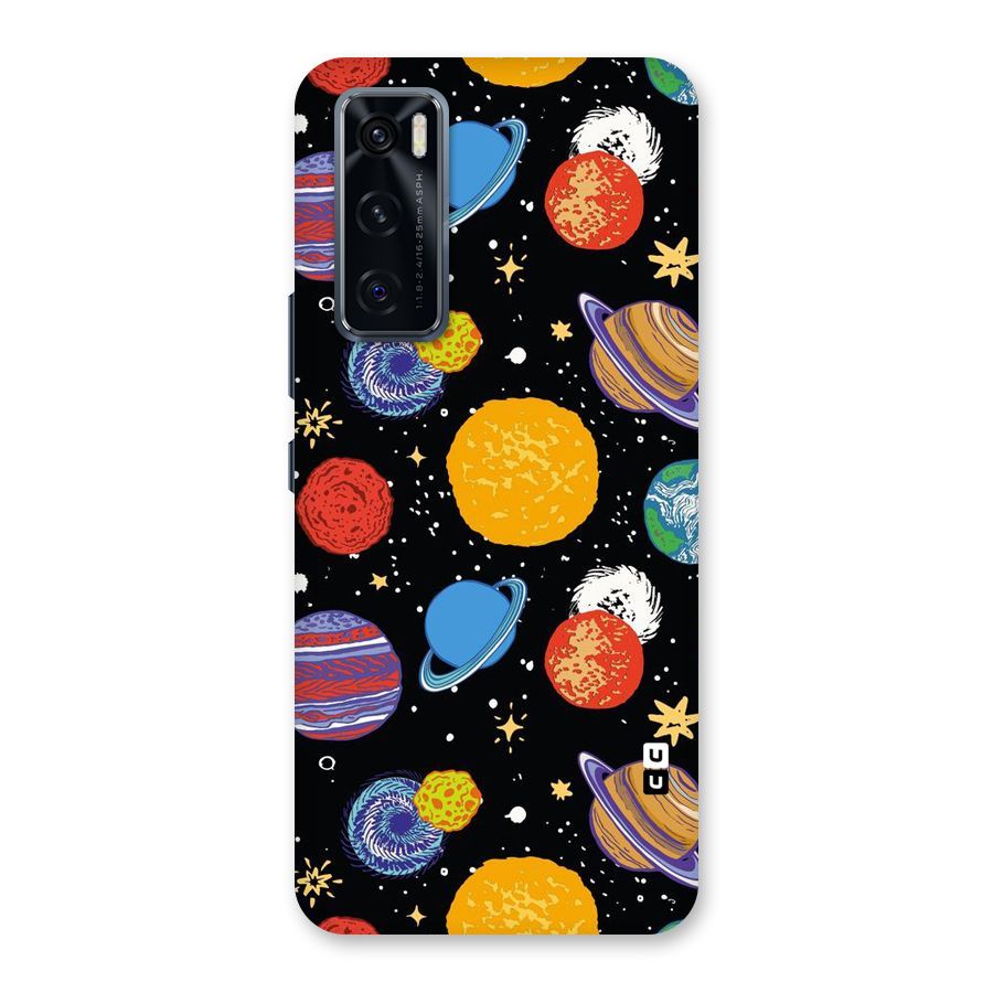 Designer Planets Back Case for Vivo V20 SE