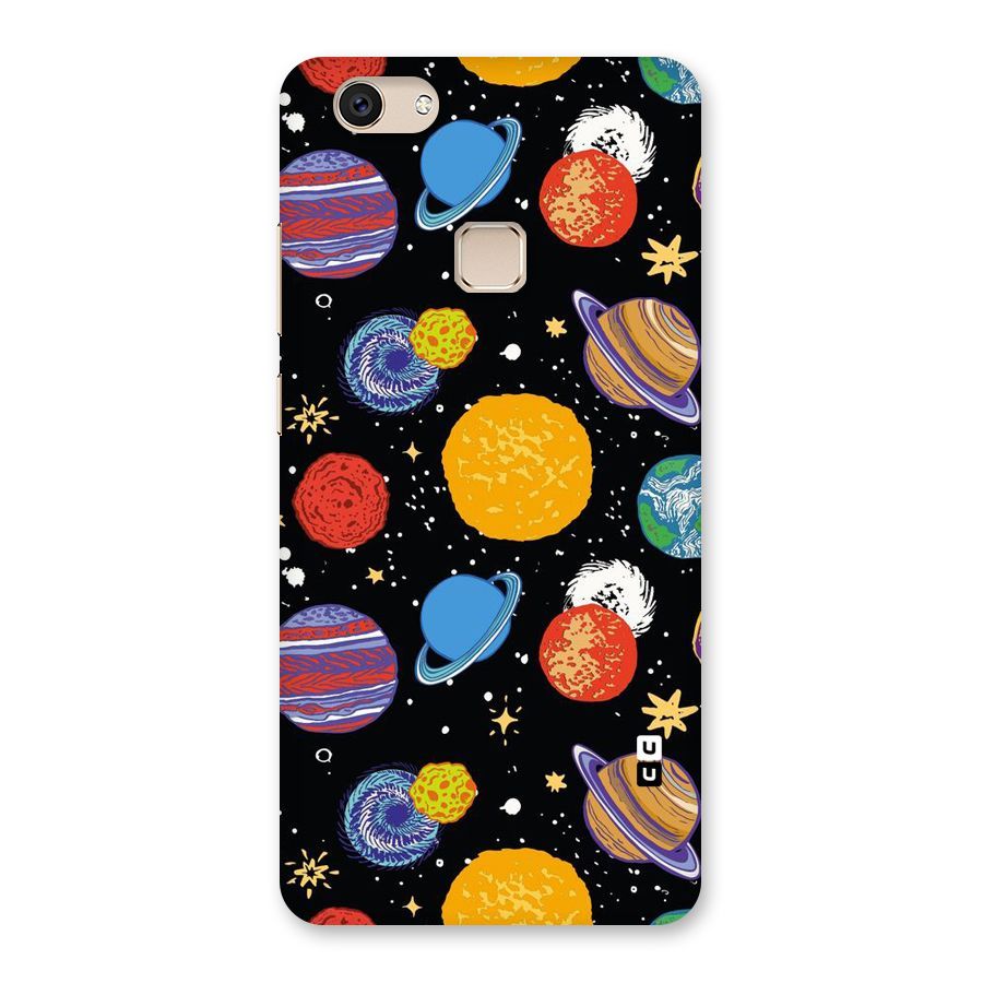 Designer Planets Back Case for Vivo V7