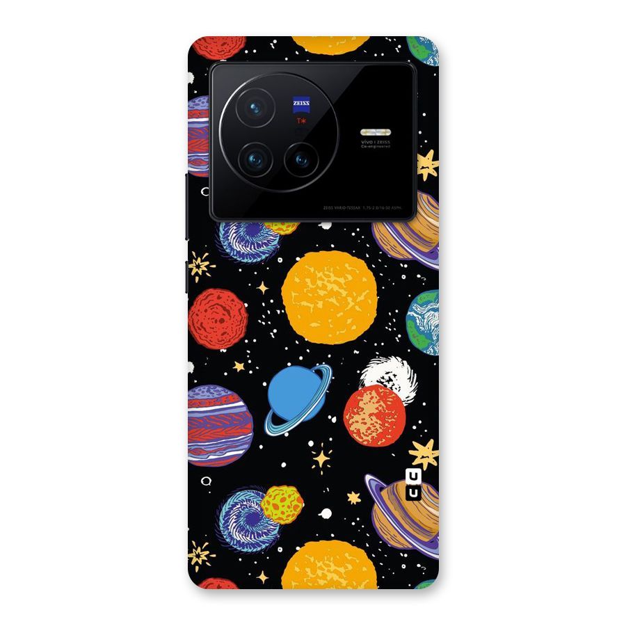 Designer Planets Back Case for Vivo X80