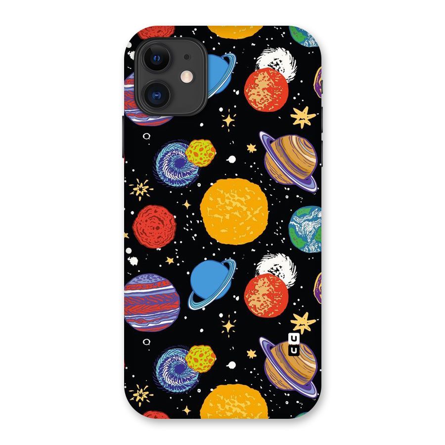 Designer Planets Back Case for iPhone 11