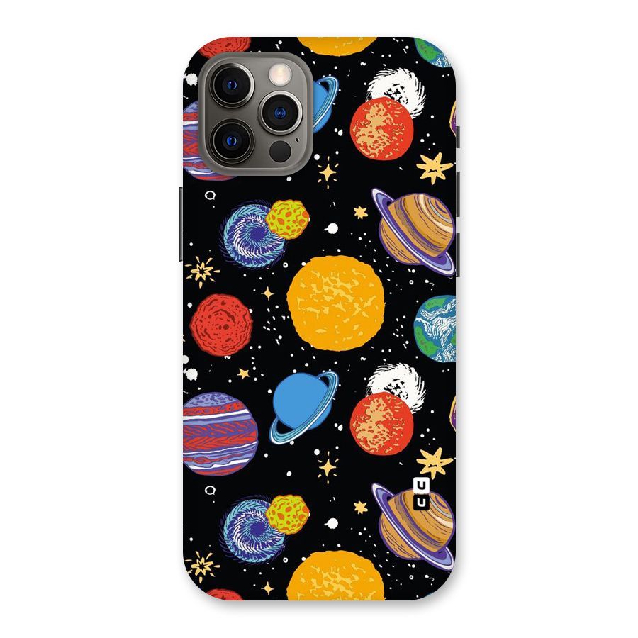 Designer Planets Back Case for iPhone 12 Pro