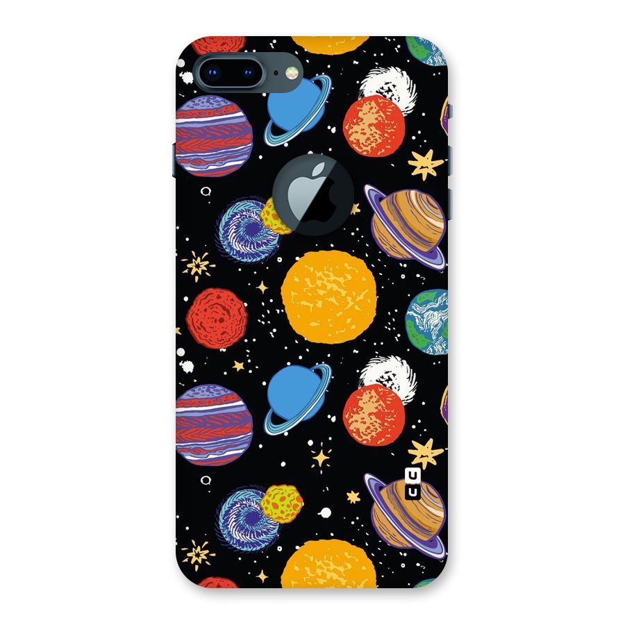 Designer Planets Back Case for iPhone 7 Plus Logo Cut