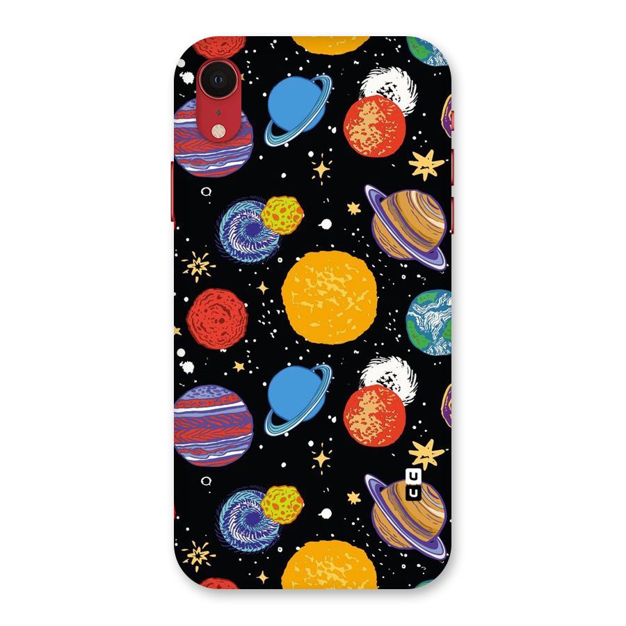 Designer Planets Back Case for iPhone XR
