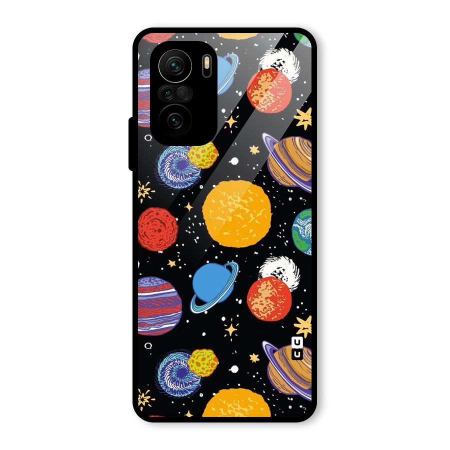 Designer Planets Glass Back Case for Mi 11x