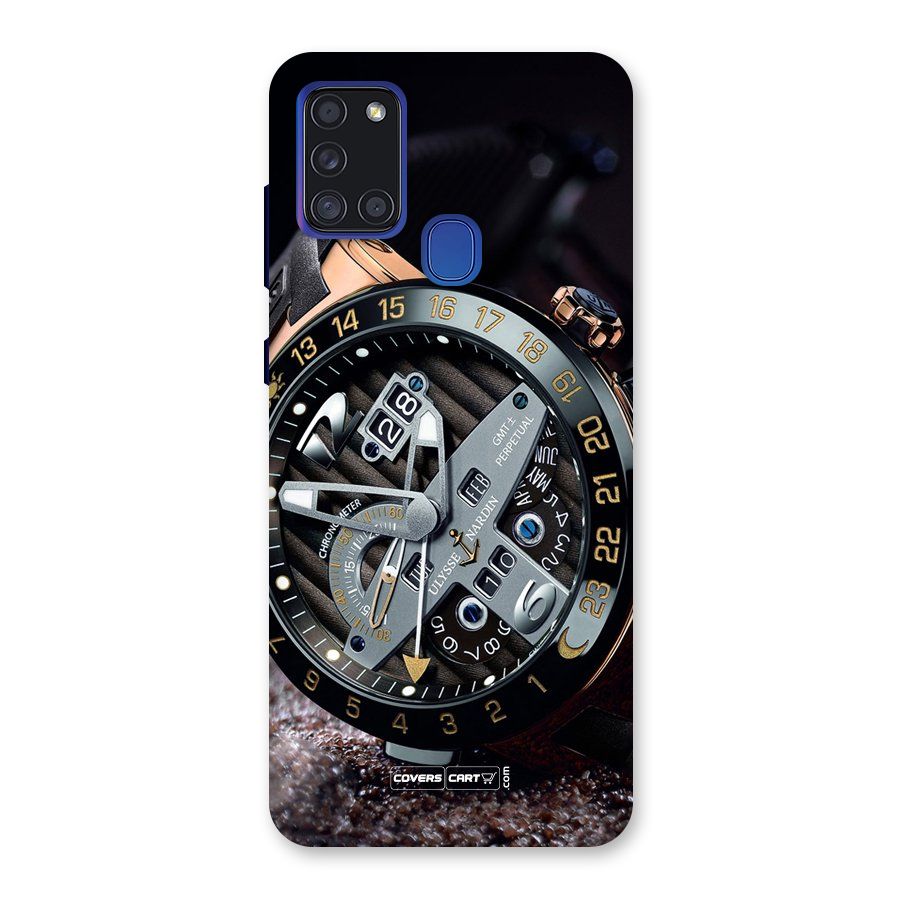 Designer Stylish Watch Back Case for Galaxy A21s