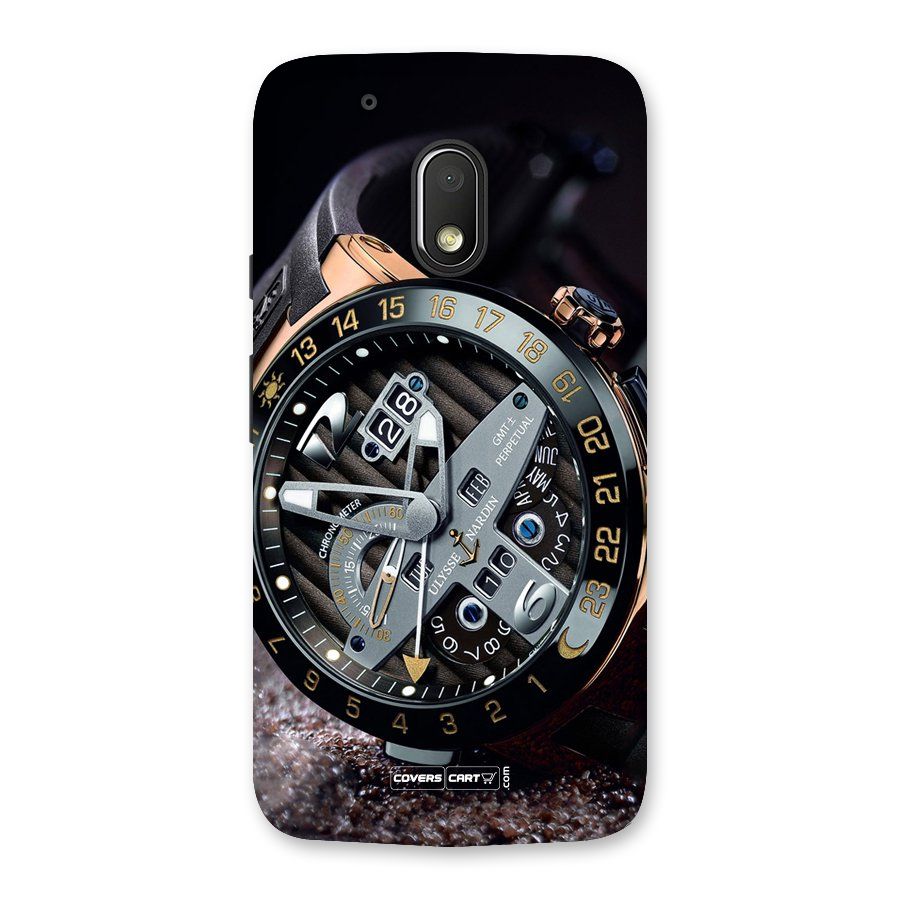 Designer Stylish Watch Back Case for Moto G4 Play