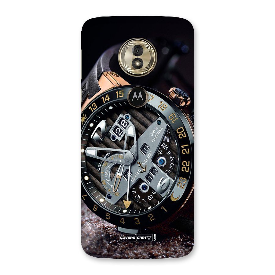 Designer Stylish Watch Back Case for Moto G6 Play