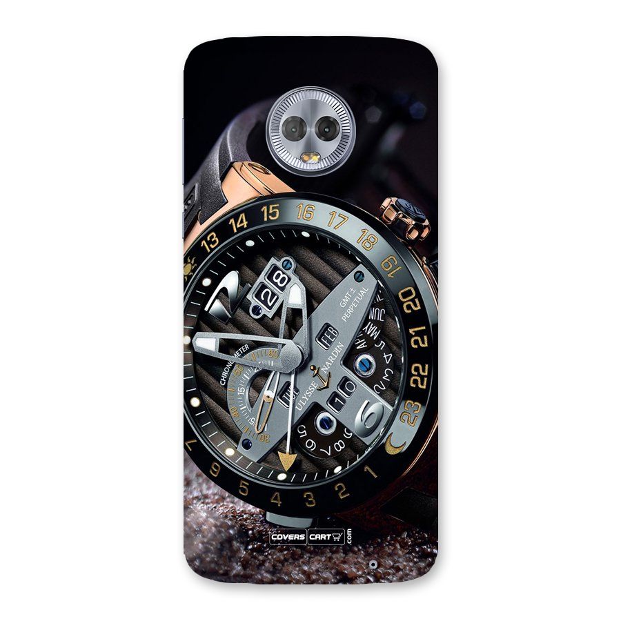 Designer Stylish Watch Back Case for Moto G6 Plus