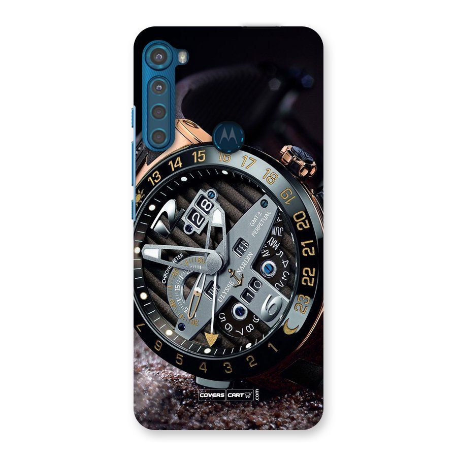 Designer Stylish Watch Back Case for Motorola One Fusion Plus