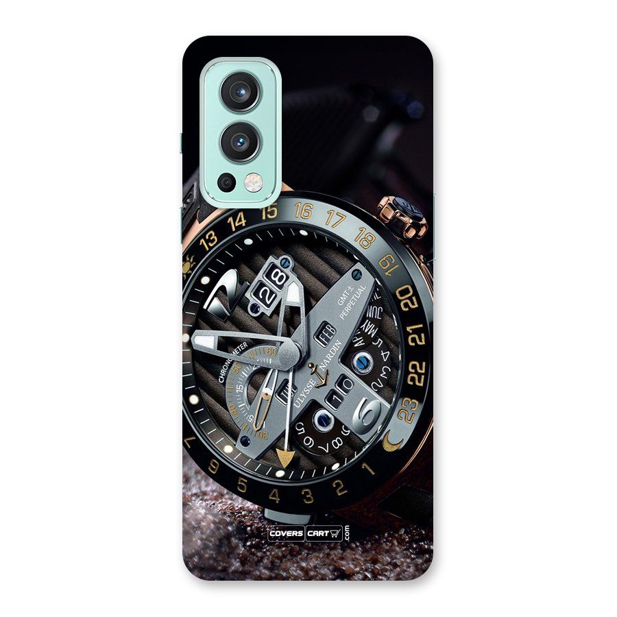 Designer Stylish Watch Back Case for OnePlus Nord 2 5G