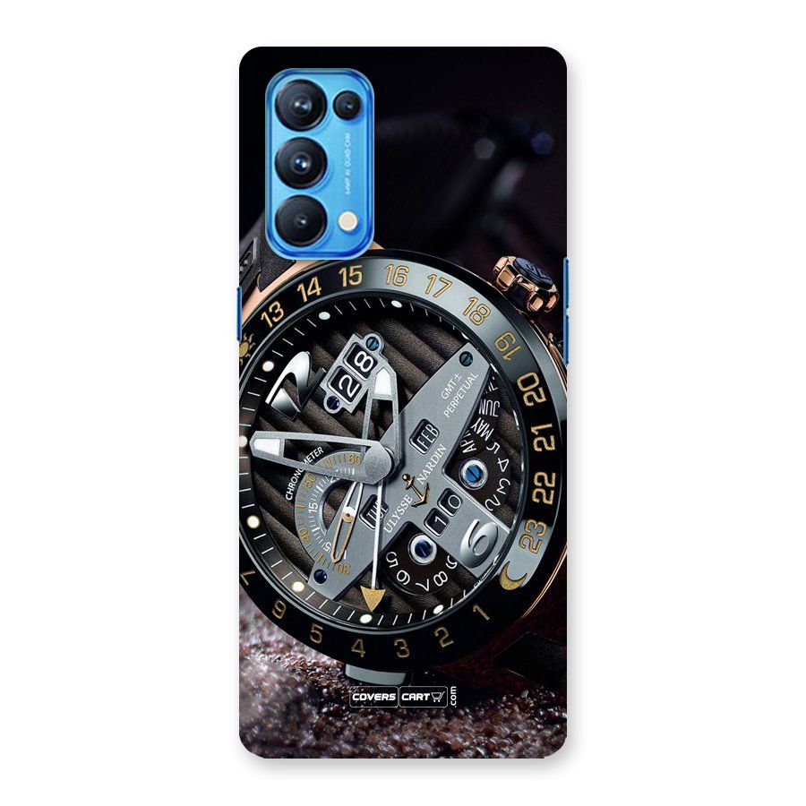 Designer Stylish Watch Back Case for Oppo Reno5 Pro 5G
