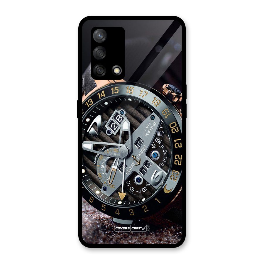 Designer Stylish Watch Glass Back Case for Oppo F19