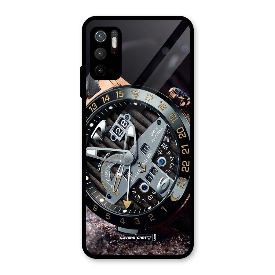 Designer Stylish Watch Glass Back Case for Poco M3 Pro 5G