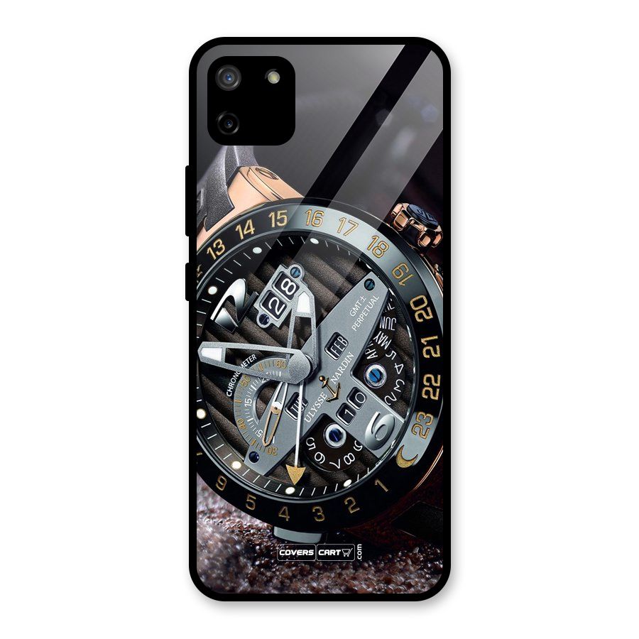 Designer Stylish Watch Glass Back Case for Realme C11