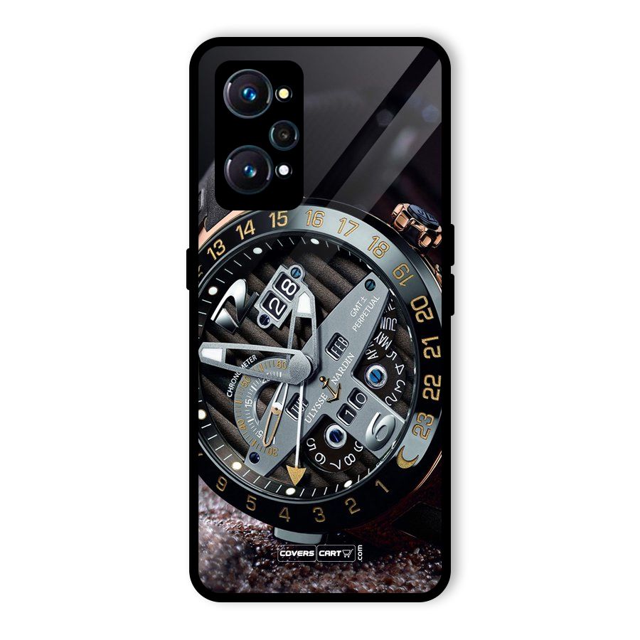 Designer Stylish Watch Glass Back Case for Realme GT Neo2