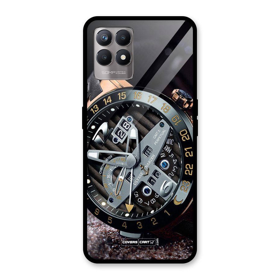 Designer Stylish Watch Glass Back Case for Realme Narzo 50