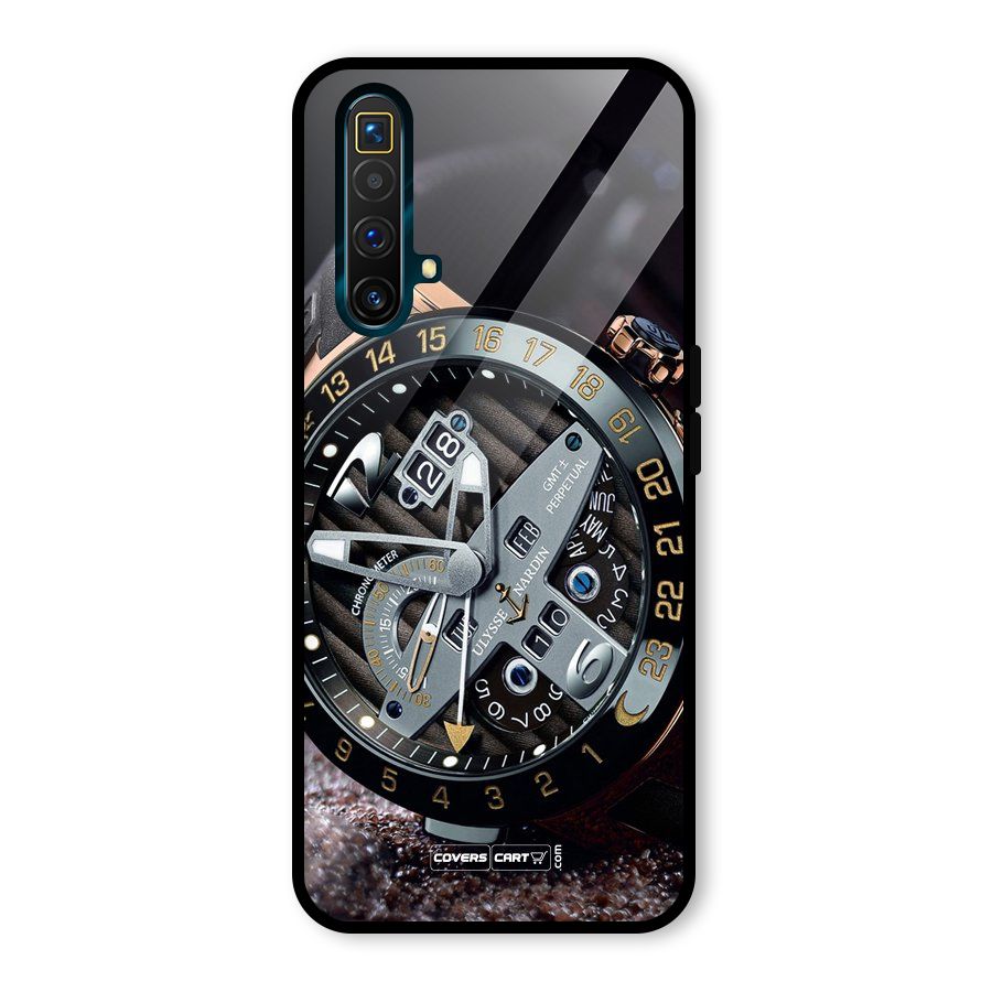 Designer Stylish Watch Glass Back Case for Realme X3 SuperZoom
