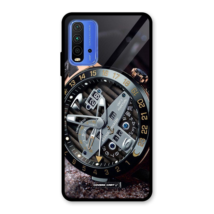 Designer Stylish Watch Glass Back Case for Redmi 9 Power