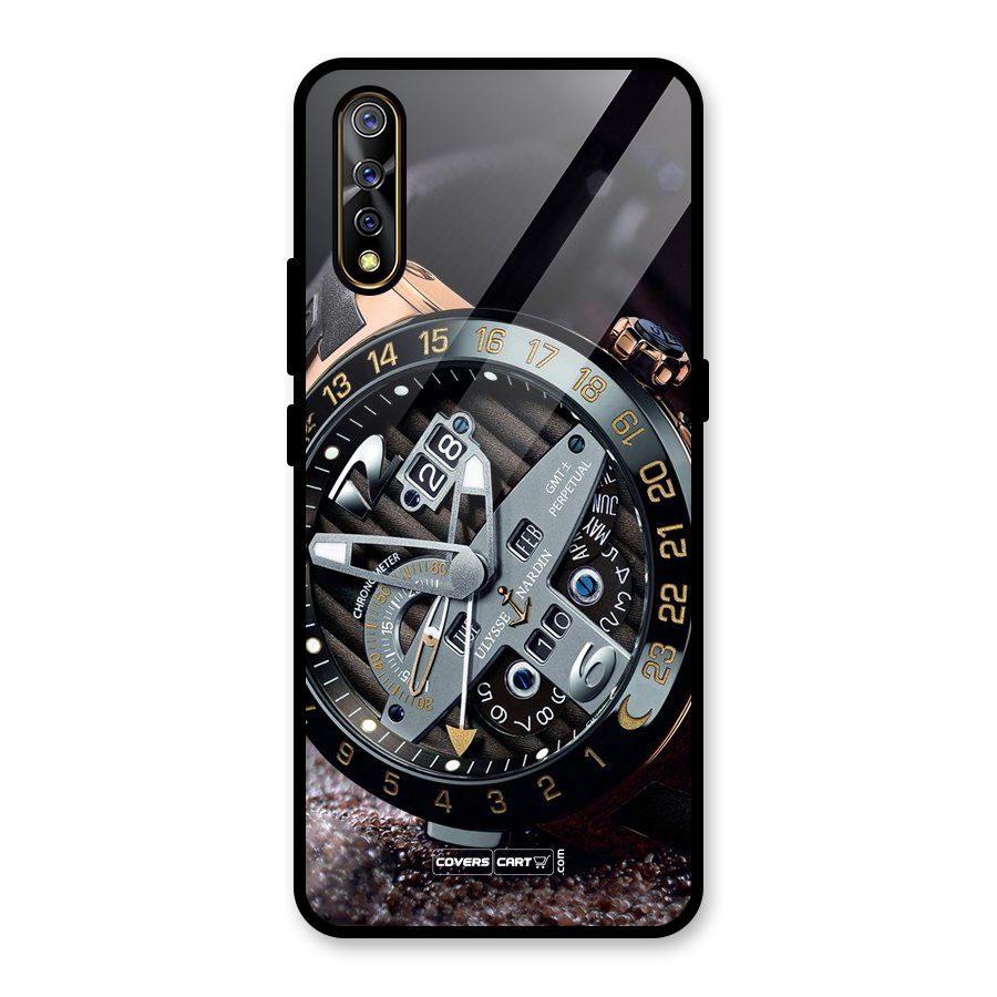 Designer Stylish Watch Glass Back Case for Vivo S1