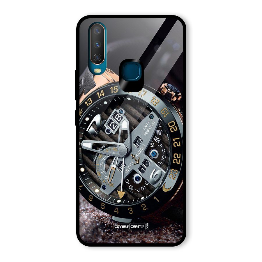Designer Stylish Watch Glass Back Case for Vivo U10