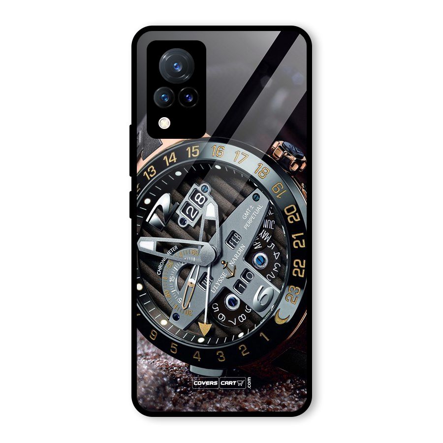 Designer Stylish Watch Glass Back Case for Vivo V21 5G