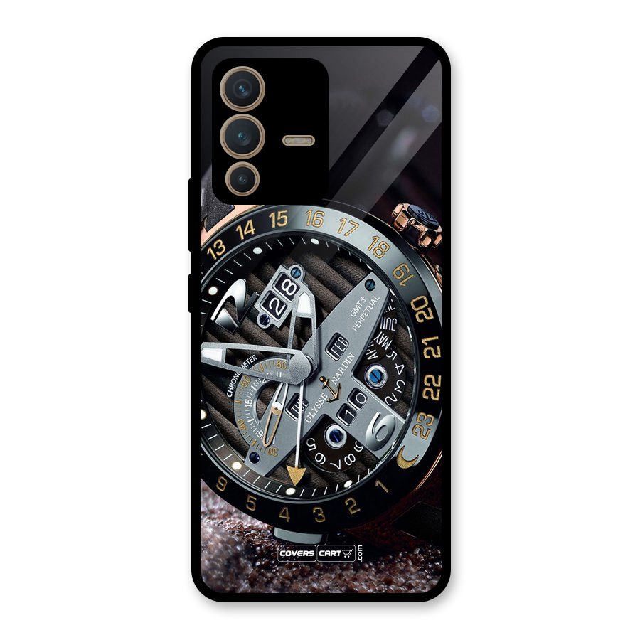 Designer Stylish Watch Glass Back Case for Vivo V23 5G