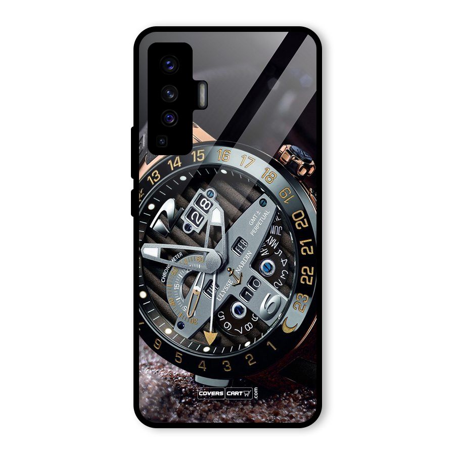 Designer Stylish Watch Glass Back Case for Vivo X50