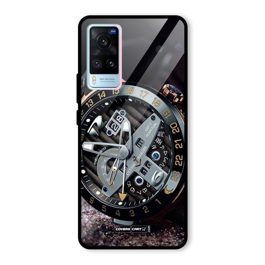 Designer Stylish Watch Glass Back Case for Vivo X60