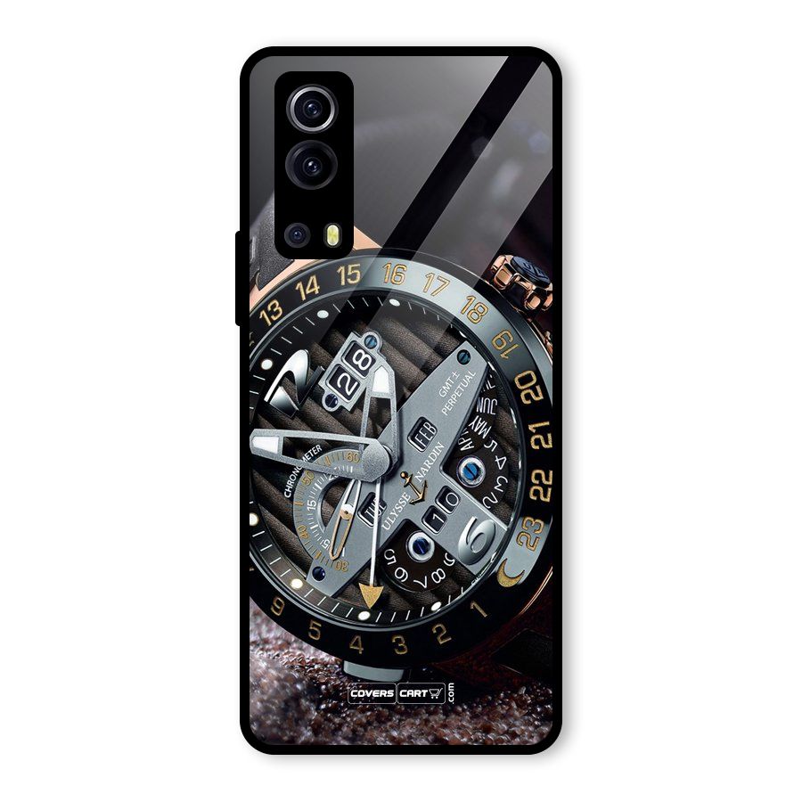 Designer Stylish Watch Glass Back Case for Vivo iQOO Z3