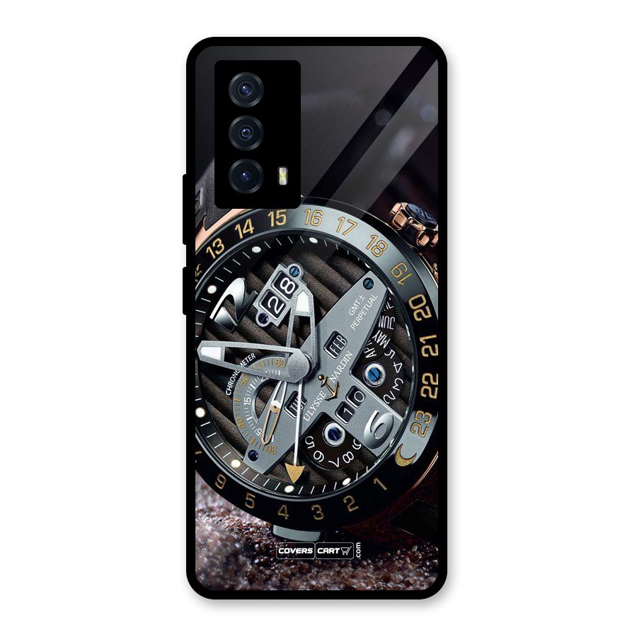 Designer Stylish Watch Glass Back Case for Vivo iQOO Z5