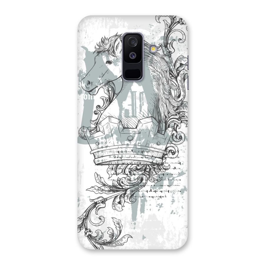 Designous Vintage Back Case for Galaxy A6 Plus