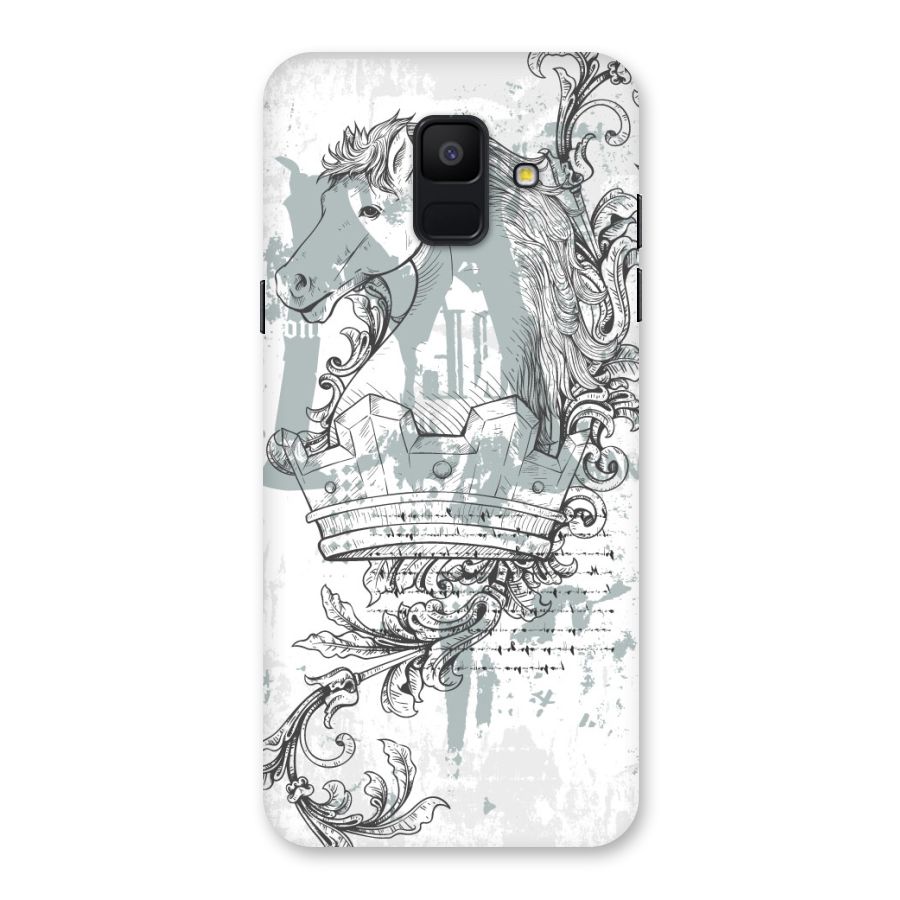 Designous Vintage Back Case for Galaxy A6 (2018)