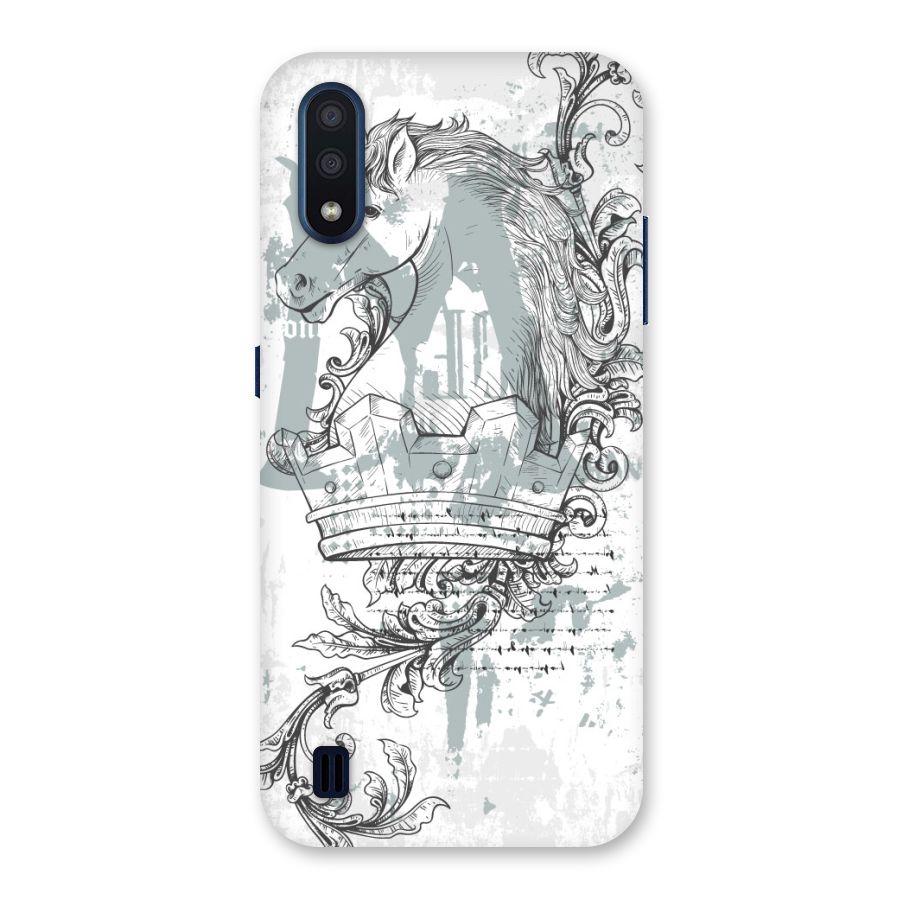 Designous Vintage Back Case for Galaxy M01