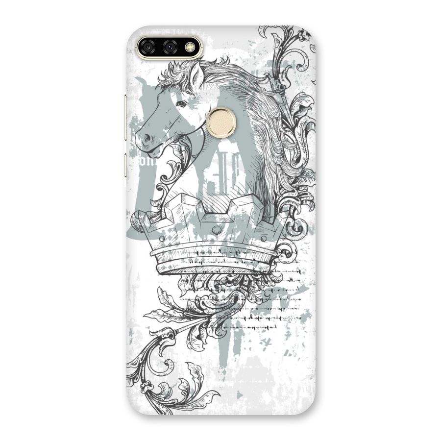 Designous Vintage Back Case for Honor 7A