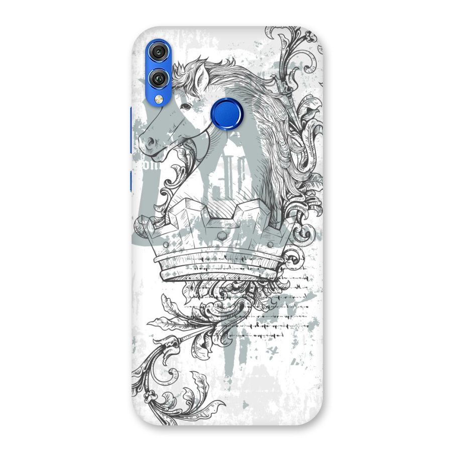 Designous Vintage Back Case for Honor 8X