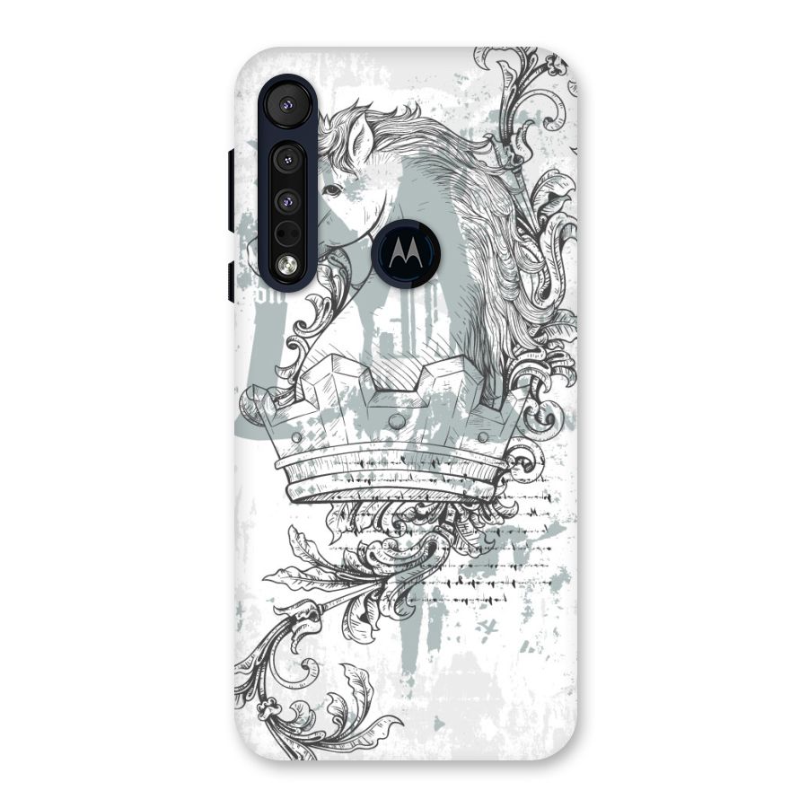 Designous Vintage Back Case for Motorola One Macro