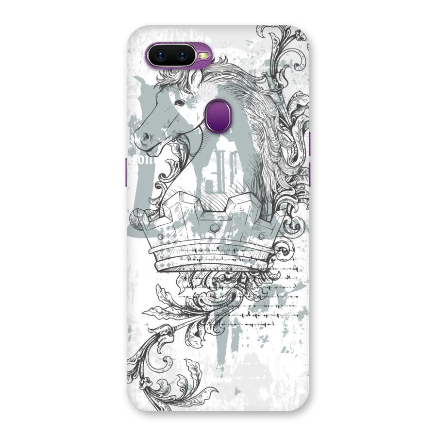 Designous Vintage Back Case for Oppo F9