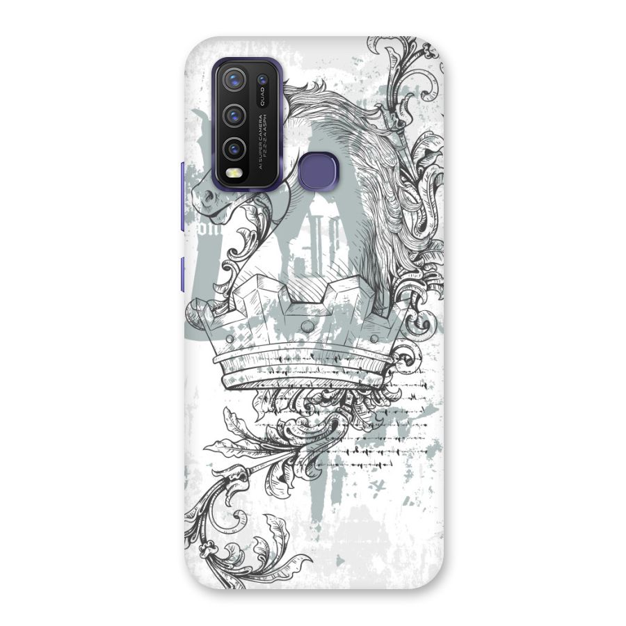 Designous Vintage Back Case for Vivo Y50