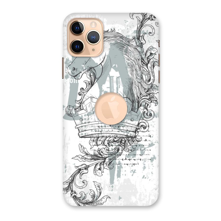 Designous Vintage Back Case for iPhone 11 Pro Max Logo Cut