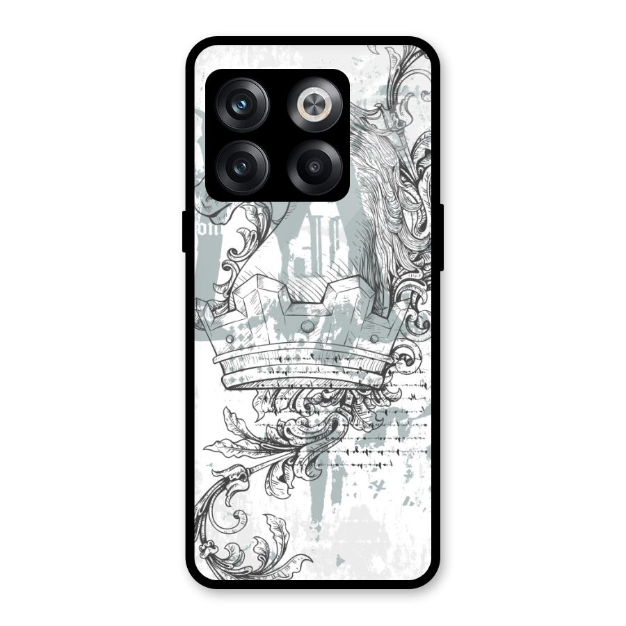 Designous Vintage Glass Back Case for OnePlus 10T