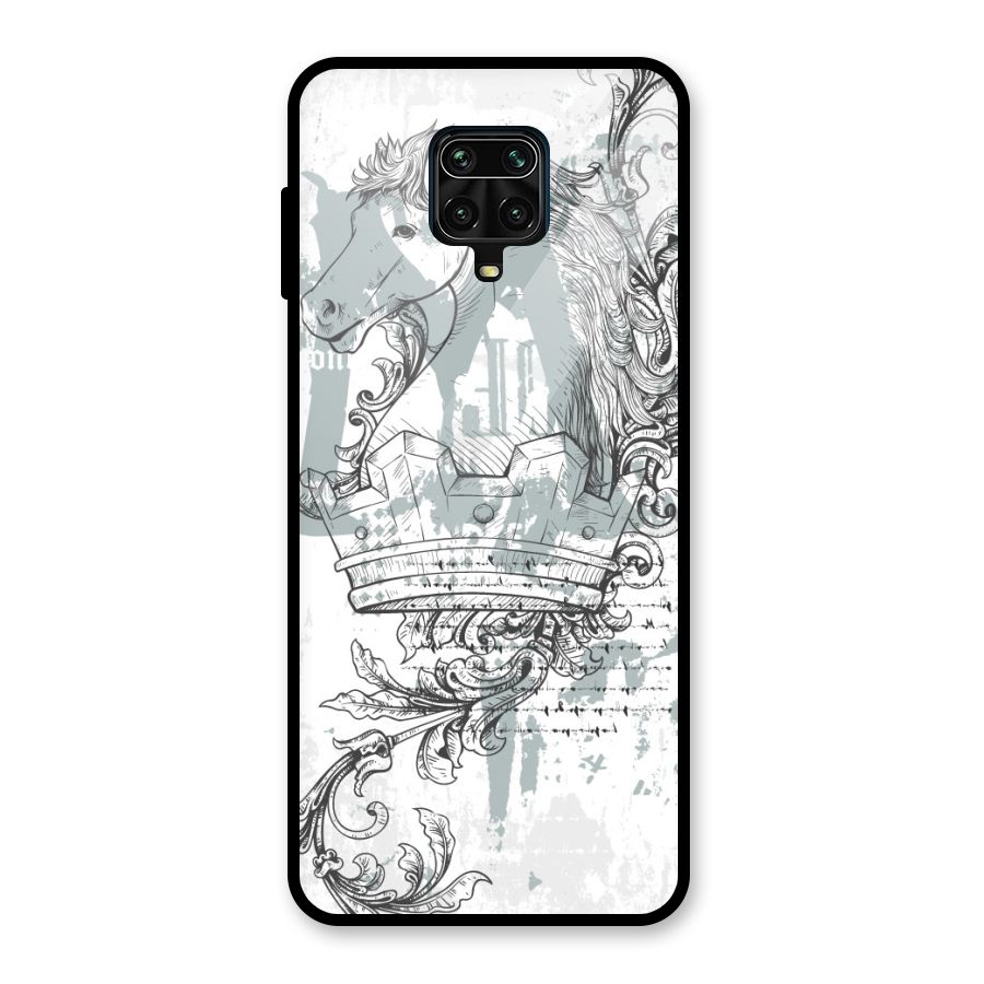 Designous Vintage Glass Back Case for Redmi Note 10 Lite